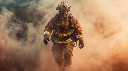 Fototapeta premium Fighter standing in the ring, gloves raised after a KO victory, adrenaline-fueled branding.