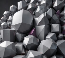 Monochromatic gray and colorful geometric shapes , abstractshapes, modernart