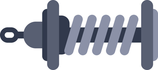 Shock absorber ensuring smooth ride and reducing vehicle vibrations by absorbing impact energy