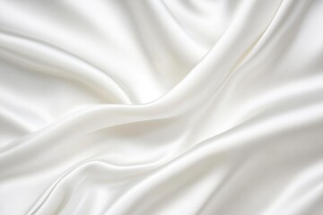 Soft, flowing white fabric. Luxurious and elegant texture.