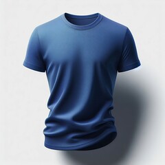 solid-colored short-sleeved T-shirt
