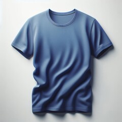 solid-colored short-sleeved T-shirt

