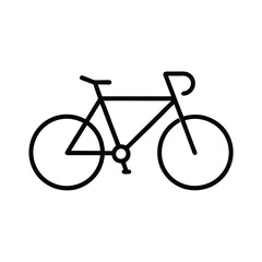 Obraz premium bicycle silhouette vector