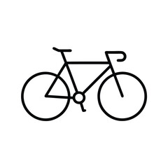 bicycle isolated on white background