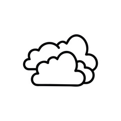 cloud computing icon on white background