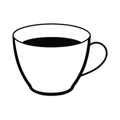 coffee cup isolated on white