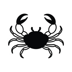 crab isolated on white