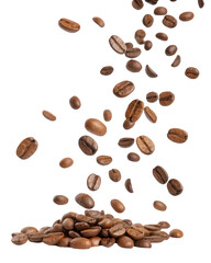 Naklejka premium coffee beans background
