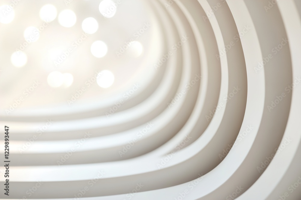 Poster a neutral gradient background transitions from white to gray, featuring a soft circular spotlight th