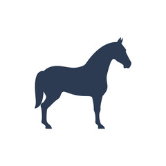 horse silhouette vector