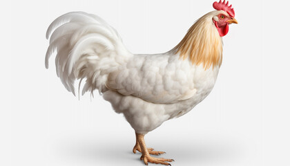 Fototapeta premium rooster isolated on white background