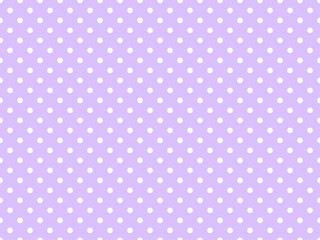 紫と白のドット柄（水玉模様）の背景