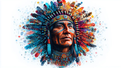 Obraz premium native american indian