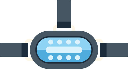 Virtual reality device transporting the user to a new technological world