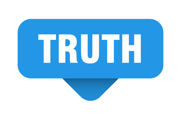 truth sticker. truth sign on transparent background
