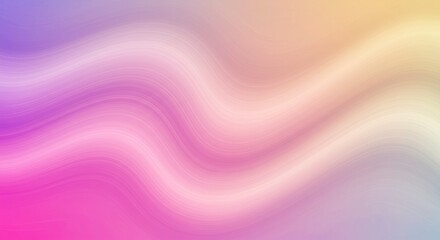 Pastel Wave Abstract: Dreamy pastel hues blend seamlessly in a flowing wave pattern, creating a soft, ethereal and calming abstract background perfect for design projects. 