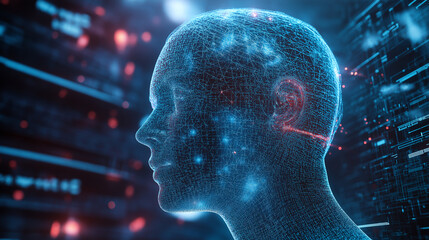 A digital cloud in nearby cyberspace.