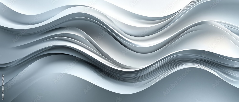 Poster abstract background featuring smooth wavy lines in various colors and patterns for creative design p