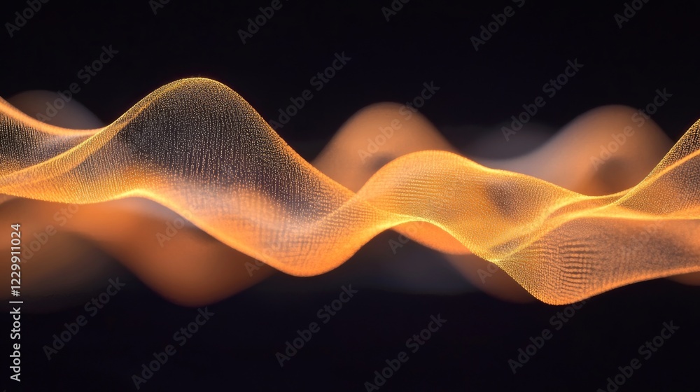 Poster an artistic rendering of heart wave patterns emerging from a heartbeat monitor, incorporating elemen