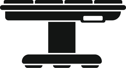 Medical examination table ensuring patient comfort and stability during medical procedures
