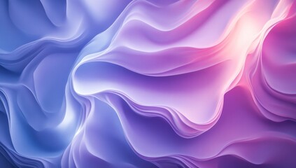 Fototapeta premium Abstract purple and blue wavy background.