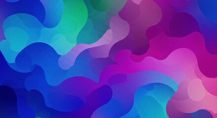 Abstract Fluid Gradient:  A vibrant abstract background featuring a captivating gradient of blue, green, and purple hues.
