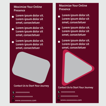 rollup banner design for digital marketing agency