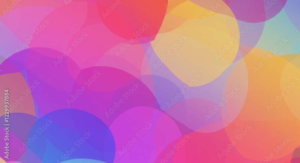 Poster abstract colorful shapes: a vibrant and dynamic abstract background featuring an array of overlappin