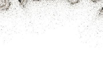 mud splash isolated transparency background.