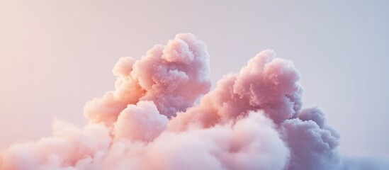 Dreamlike Pastel Cloudscape: A Serene and Ethereal Atmosphere