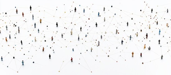 Fototapeta premium Global Network: A Visual Representation of Interconnectedness