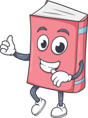 funny book character cartoon