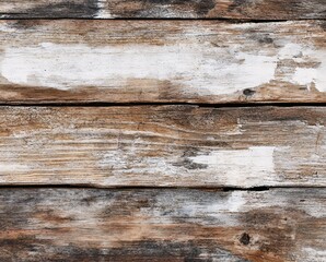 Obraz premium Texture of aged wooden planks with natural weathered details and worn paint