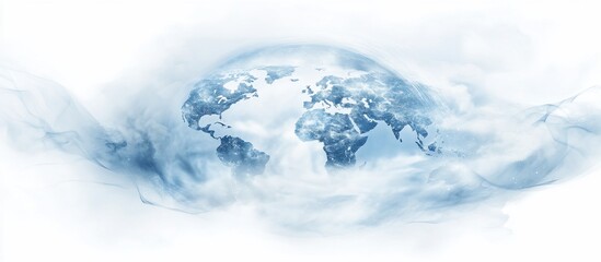 Global Perspective: A World Enveloped in Clouds