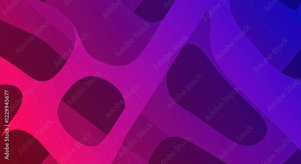 Poster abstract geometric pattern: a mesmerizing abstract background featuring vibrant layers of pink and b