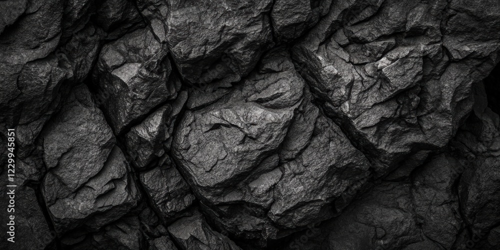 Aufkleber dark gray rock texture with intricate patterns for background use in creative projects and design ap