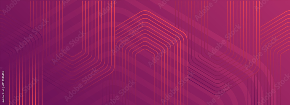 Poster modern geometric background with gradient lines. a dynamic abstract background featuring overlapping