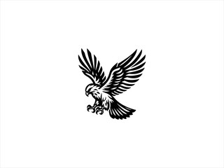 Obraz premium eagle logo vector design