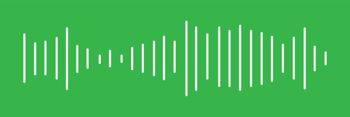 Abstract sound wave stripe lines colorful gradient equalizer isolated on transparent background in concept music, sound, technology.