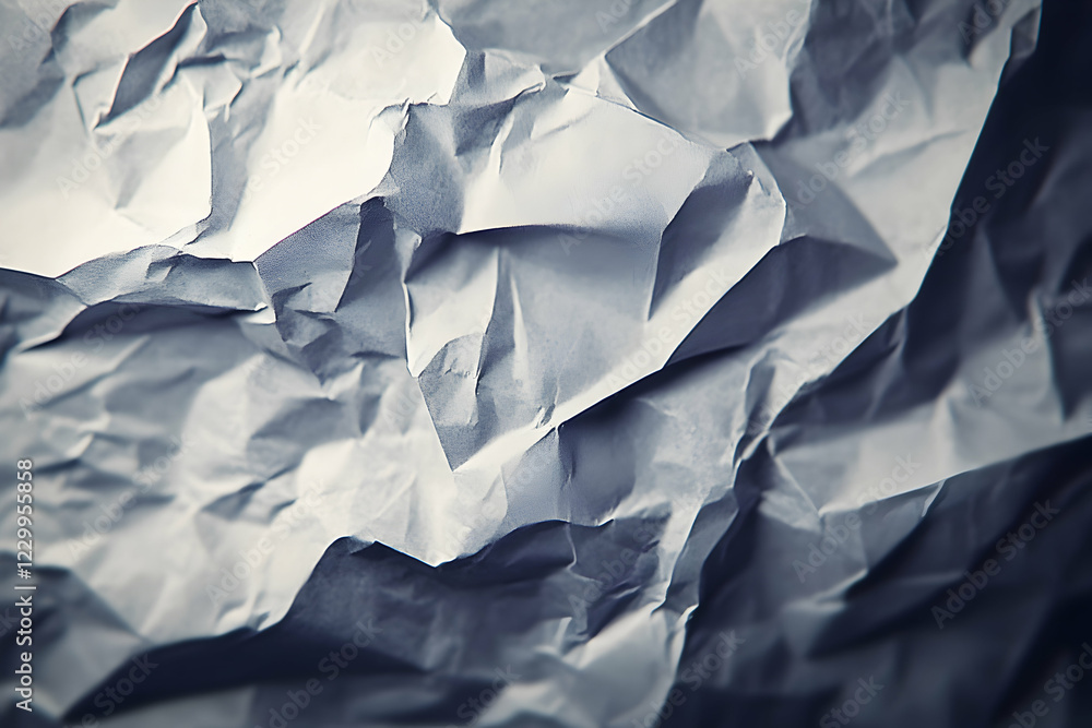 Poster abstract textured background of crumpled gray paper. ideal for design projects needing a distressed 