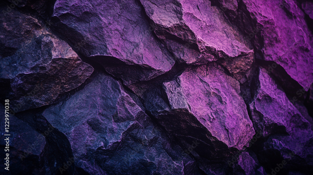 Poster colorful textured rocks create an abstract background in a vibrant setting