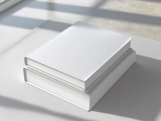 A premium blank book mockup for showcasing your design.