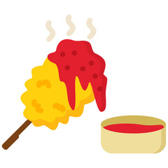 Corn Dog Icon