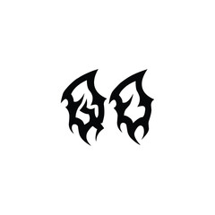 QO monogram logo design letter text name symbol monochrome logotype alphabet character simple logo