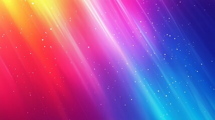 Naklejka premium Vibrant Gradient Light Streaks with Sparkles - made with Generative AI