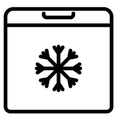 freezer icon vector illustration