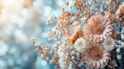 Delicate floral arrangement botanical garden photography natural light close-up beauty in nature