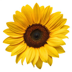 Fototapeta premium sunflower isolated on white background