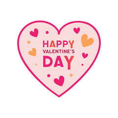  happy valentine day love shape ,pink coller and red coller