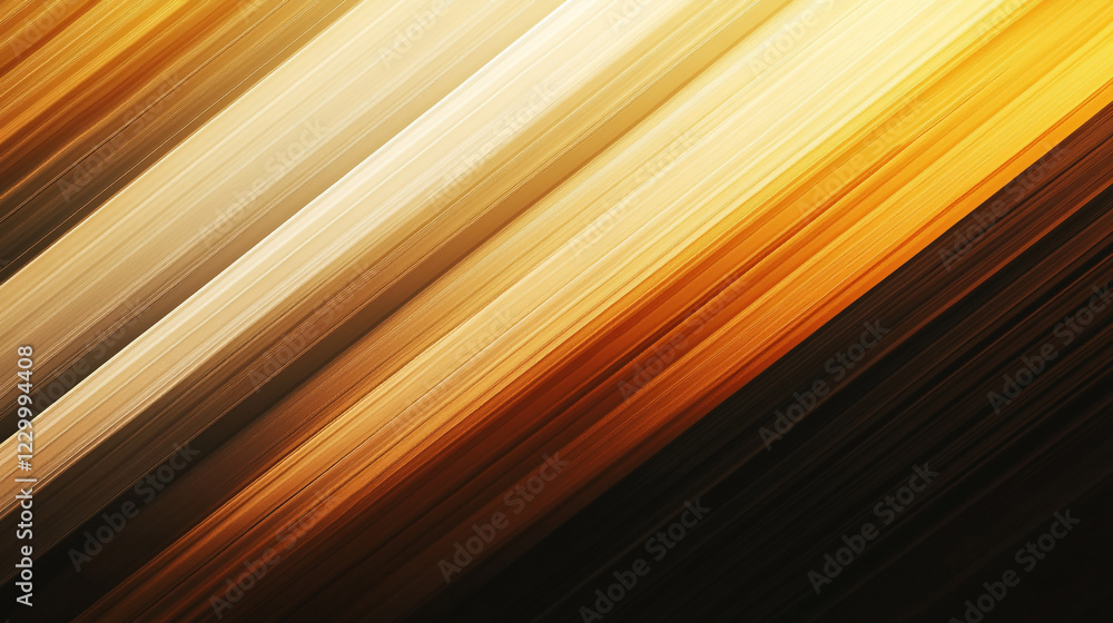 Poster dynamic golden and black abstract lines create a striking visual effect